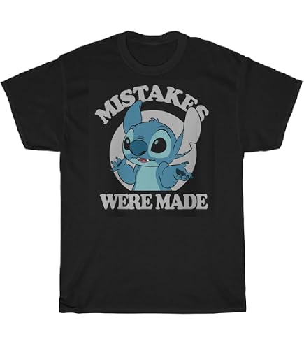 Disney Lilo and Stitch Coffee First Adult T-Shirt (SM, Heather